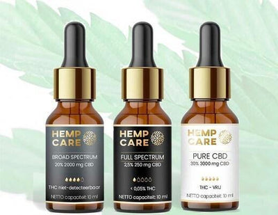 Wat is het verschil tussen CBD Full Spectrum, CBD Puur en CBD THC-vrij? - Prohemp.nl