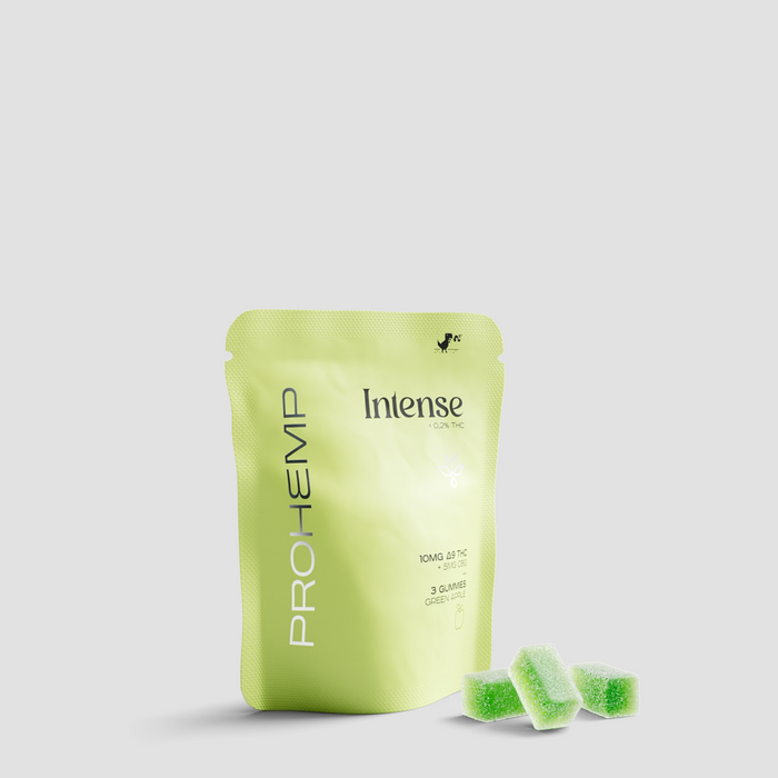 3 x Intense Gummies - Green Apple