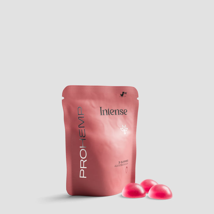 3 x Intense Gummies - Strawberry