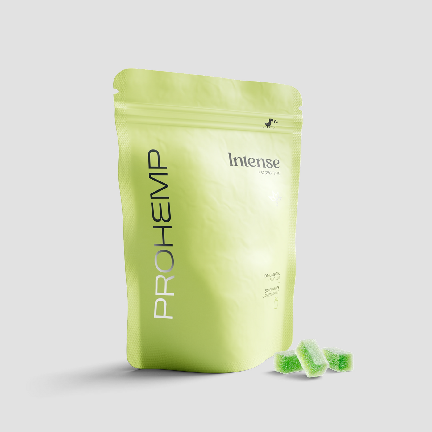 50 x Intense Gummies - Green Apple XL
