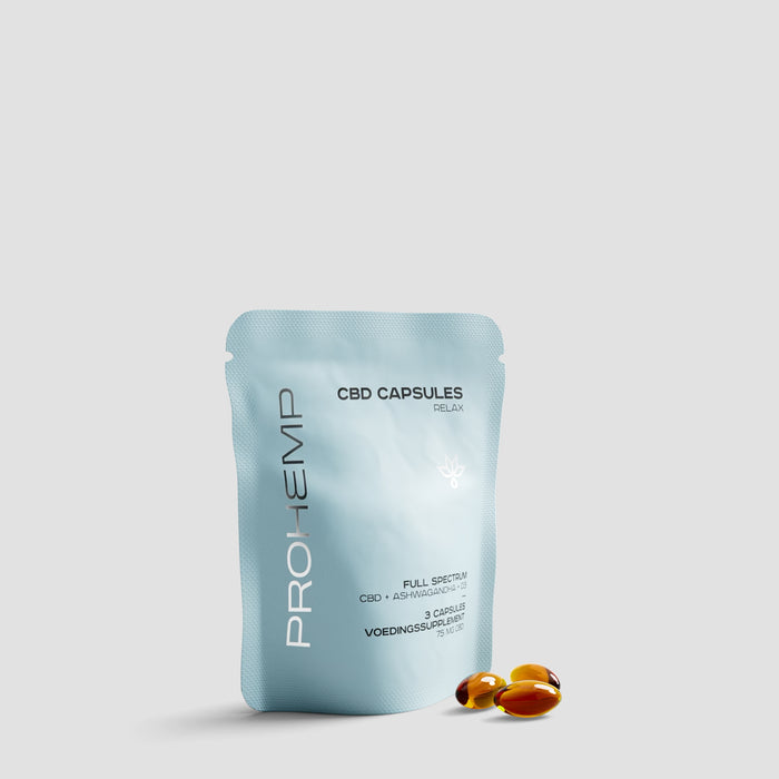 3 x Relax CBD + Ashwagandha Capsules