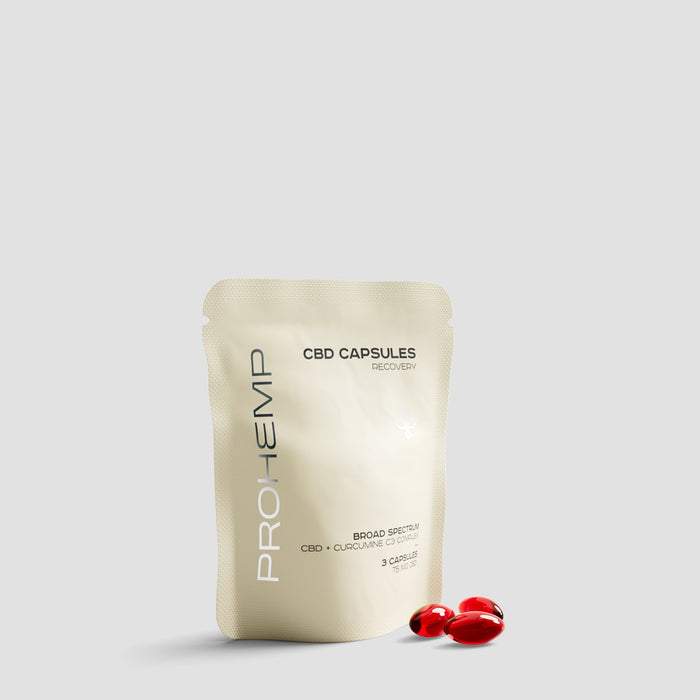 3 x Recovery CBD + Curcumine C3 Capsules