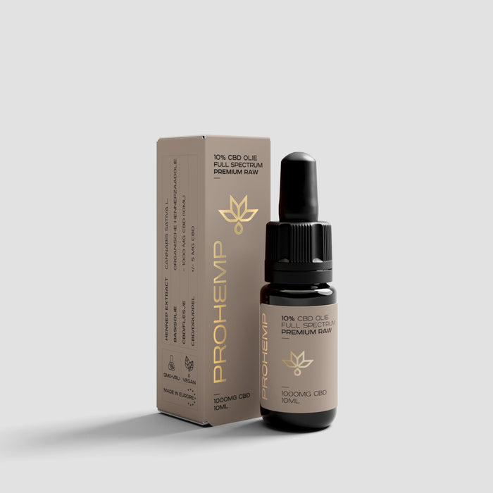 CBD olie 10% Premium Raw