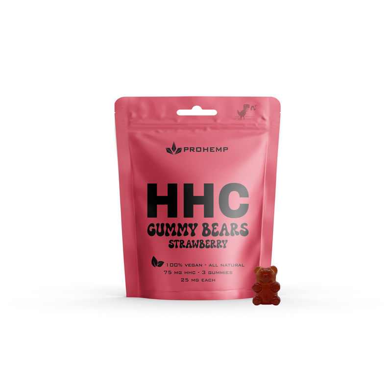 3 x HHC Gummies - Aardbei-smaak