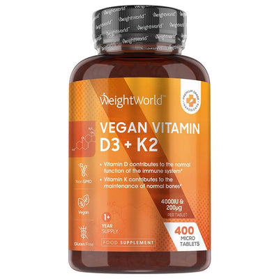  Vitamine D3 + K2 Tabletten - Vegan - Vitamine D3 + K2 Tabletten - Vegan - Prohemp.nl 